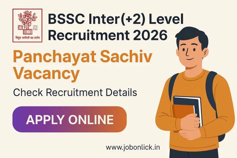 BSSC Inter Level Recruitment 2026