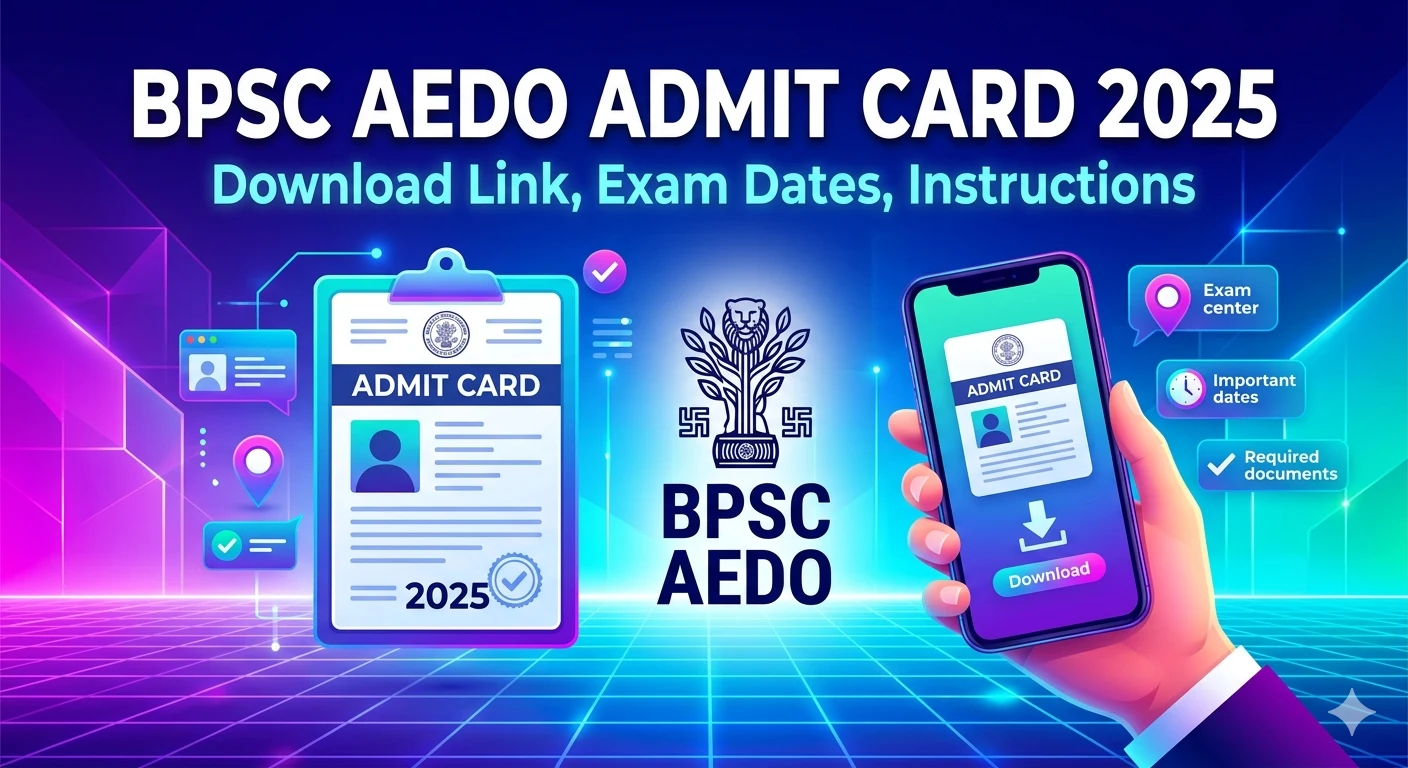 AEDO Admit Card 2025